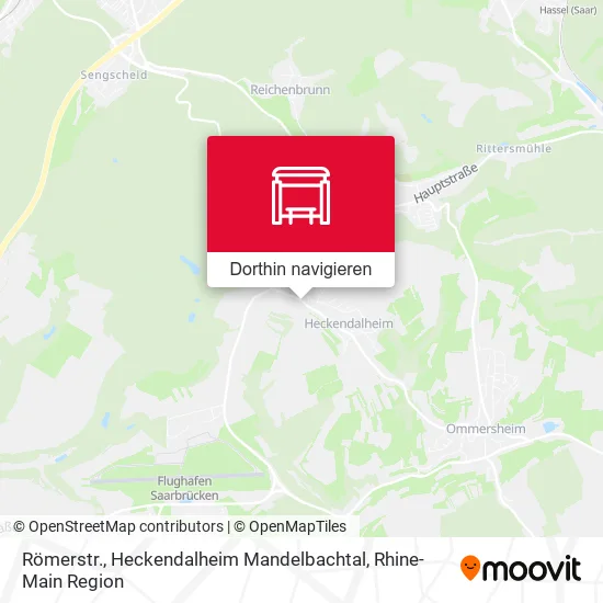 Römerstr., Heckendalheim Mandelbachtal Karte