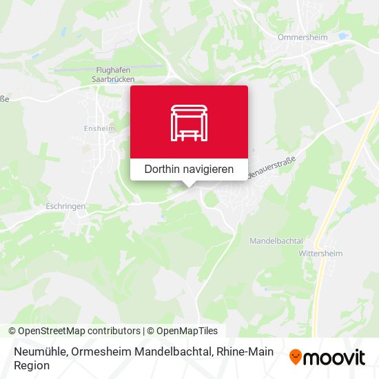 Neumühle, Ormesheim Mandelbachtal Karte