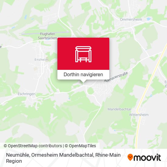 Neumühle, Ormesheim Mandelbachtal Karte