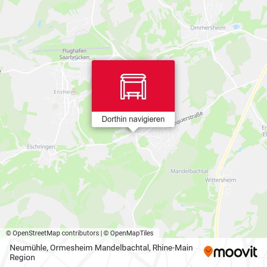 Neumühle, Ormesheim Mandelbachtal Karte