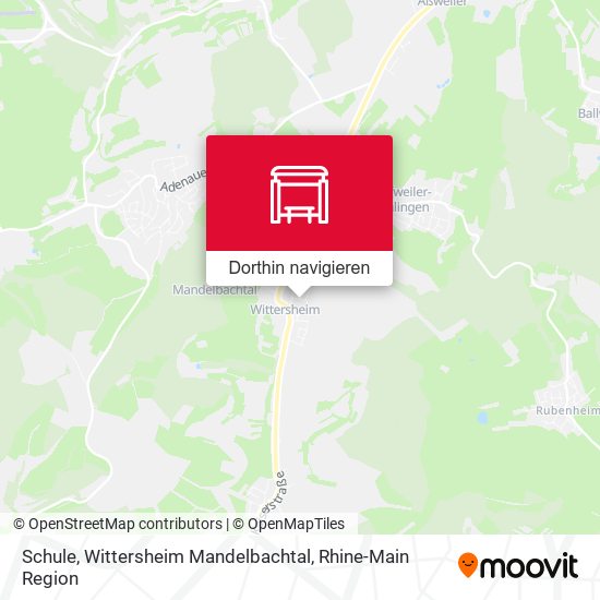 Schule, Wittersheim Mandelbachtal Karte