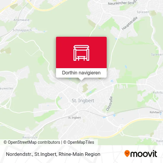 Nordendstr., St.Ingbert Karte