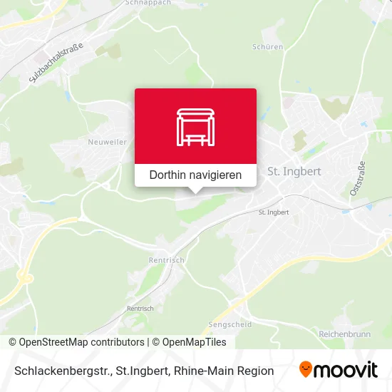 Schlackenbergstr., St.Ingbert Karte
