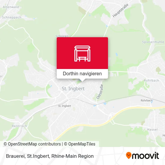 Brauerei, St.Ingbert Karte