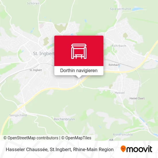 Hasseler Chaussée, St.Ingbert Karte