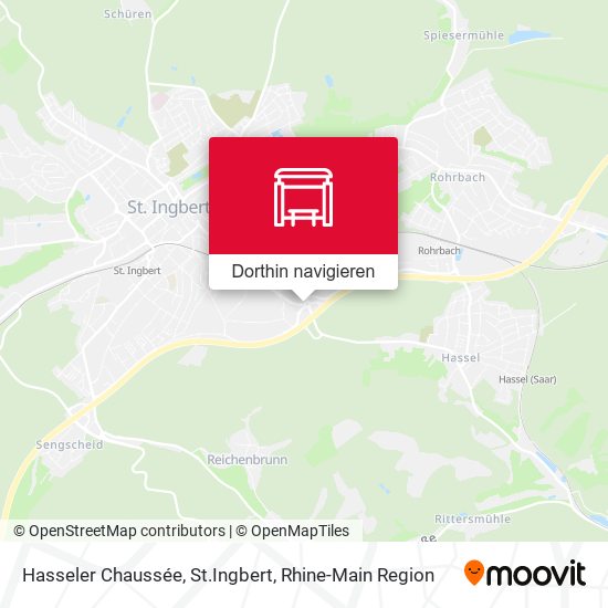 Hasseler Chaussée, St.Ingbert Karte