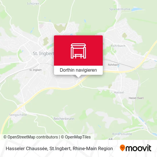 Hasseler Chaussée, St.Ingbert Karte