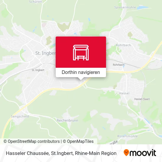 Hasseler Chaussée, St.Ingbert Karte