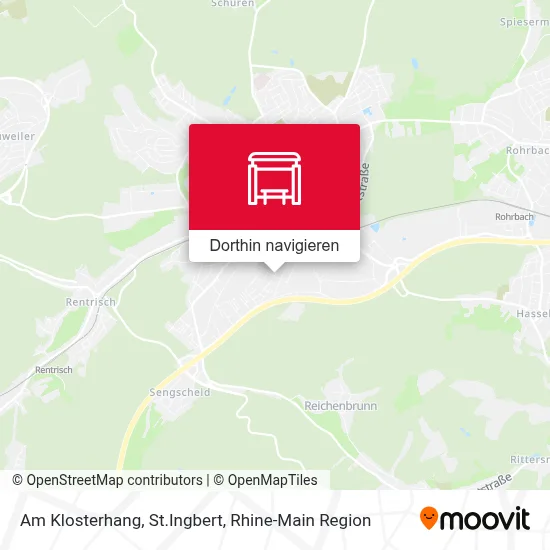 Am Klosterhang, St.Ingbert Karte