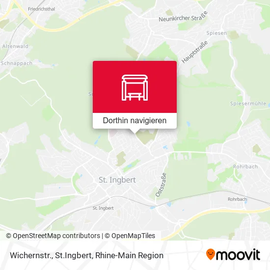 Wichernstr., St.Ingbert Karte