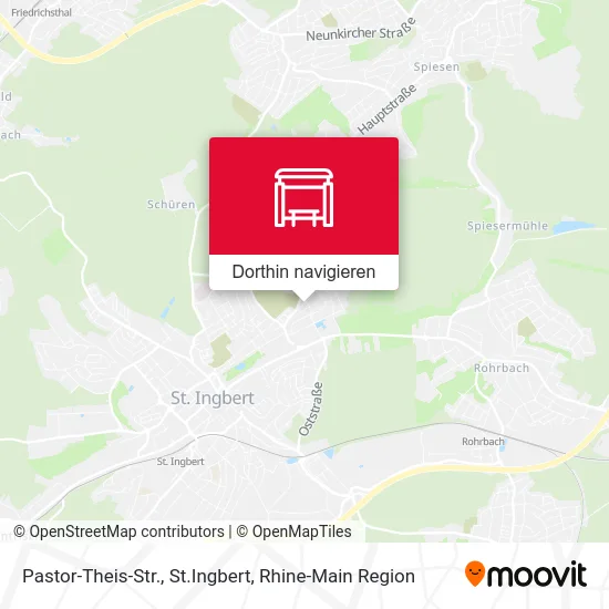 Pastor-Theis-Str., St.Ingbert Karte