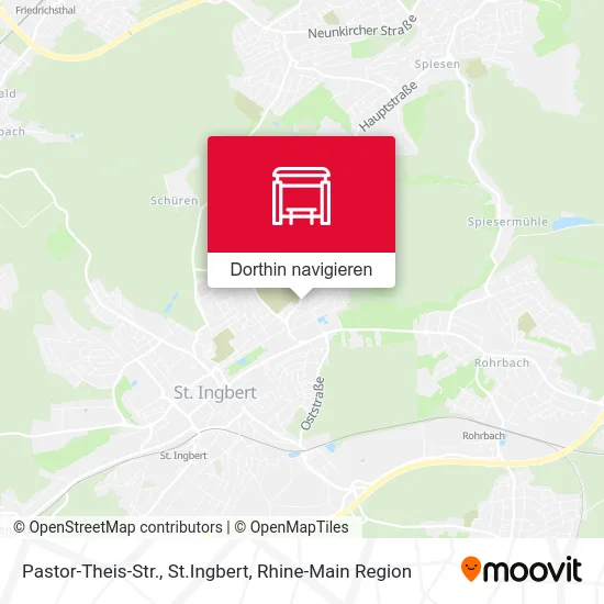 Pastor-Theis-Str., St.Ingbert Karte