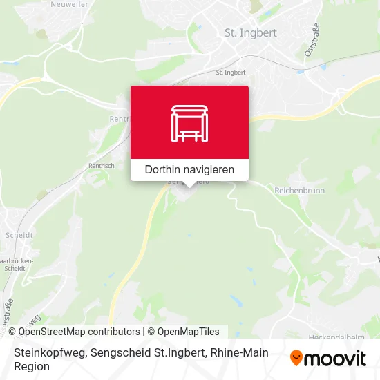 Steinkopfweg, Sengscheid St.Ingbert Karte