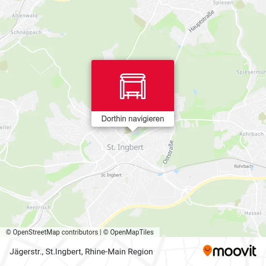 Jägerstr., St.Ingbert Karte