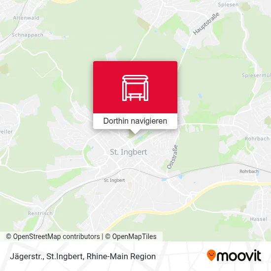 Jägerstr., St.Ingbert Karte