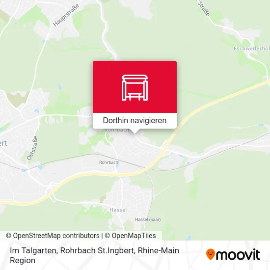 Im Talgarten, Rohrbach St.Ingbert Karte