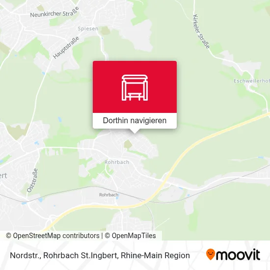 Nordstr., Rohrbach St.Ingbert Karte