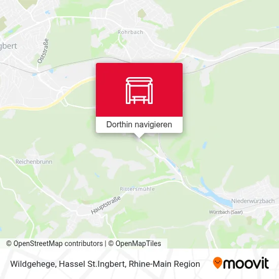Wildgehege, Hassel St.Ingbert Karte