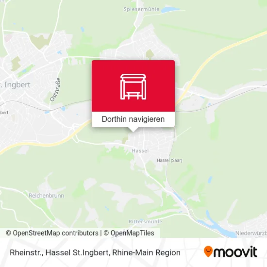 Rheinstr., Hassel St.Ingbert Karte