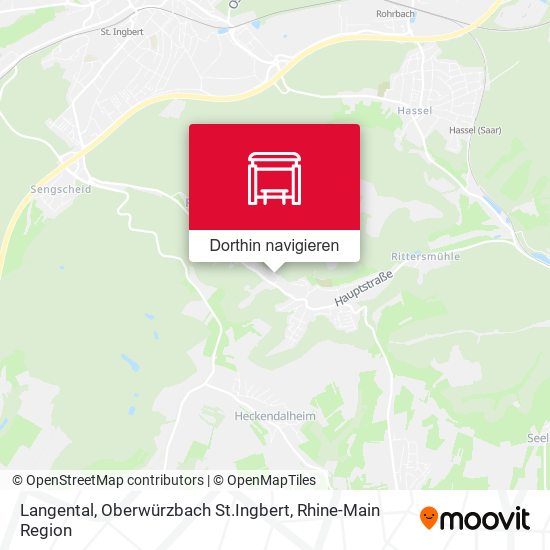Langental, Oberwürzbach St.Ingbert Karte