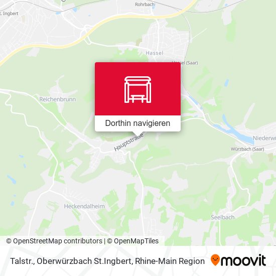 Talstr., Oberwürzbach St.Ingbert Karte