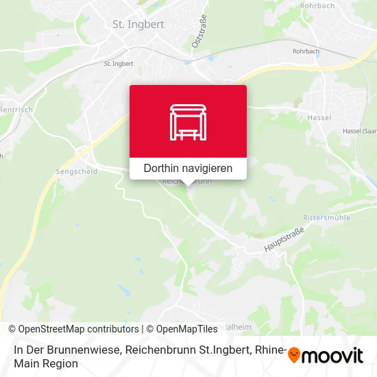 In Der Brunnenwiese, Reichenbrunn St.Ingbert Karte