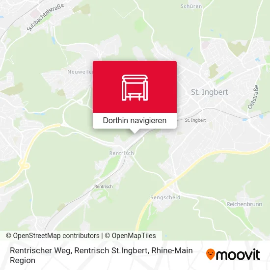 Rentrischer Weg, Rentrisch St.Ingbert Karte