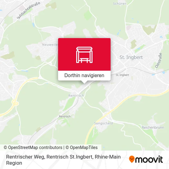 Rentrischer Weg, Rentrisch St.Ingbert Karte