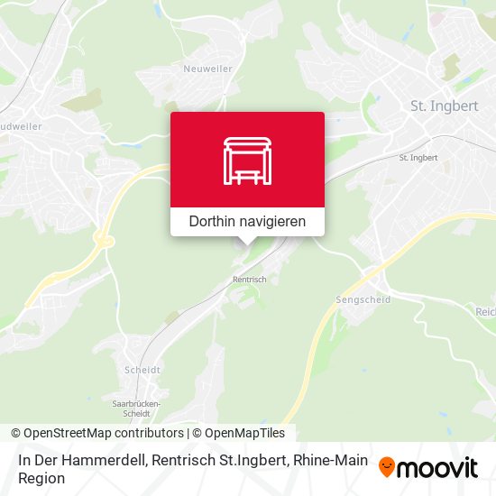 In Der Hammerdell, Rentrisch St.Ingbert Karte