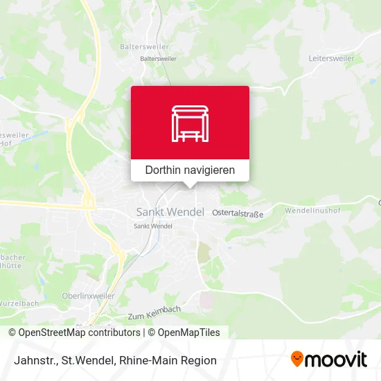 Jahnstr., St.Wendel Karte