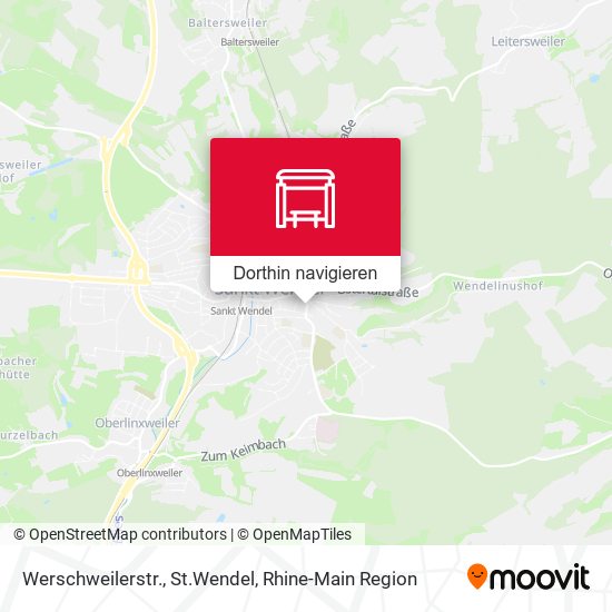 Werschweilerstr., St.Wendel Karte
