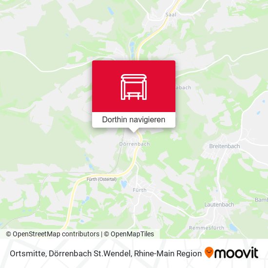 Ortsmitte, Dörrenbach St.Wendel Karte