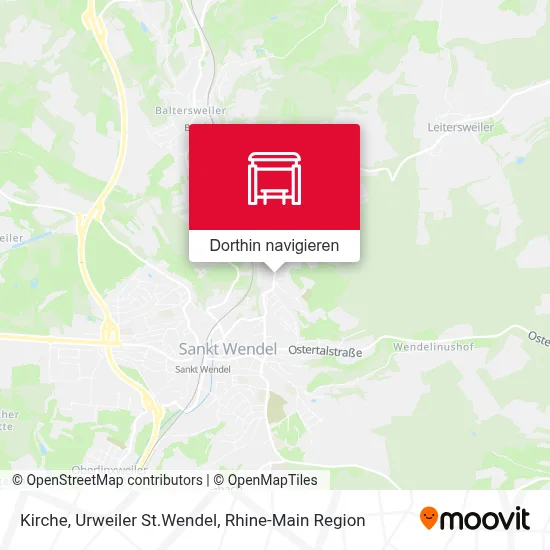 Kirche, Urweiler St.Wendel Karte