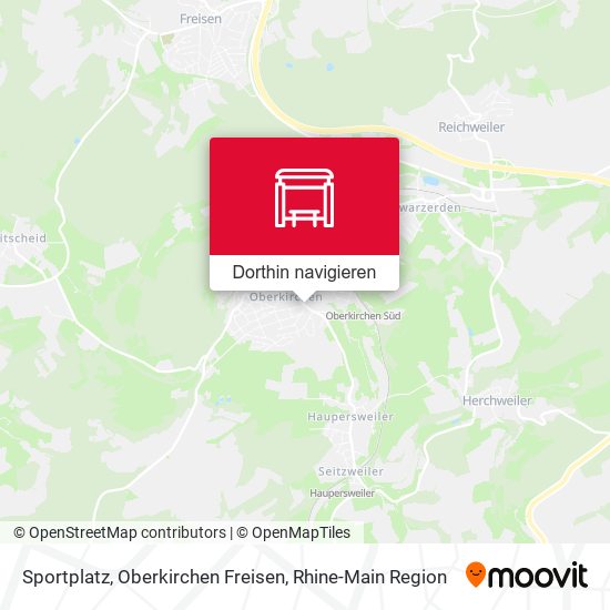 Sportplatz, Oberkirchen Freisen Karte