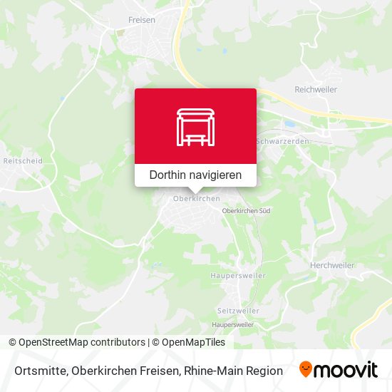 Ortsmitte, Oberkirchen Freisen Karte