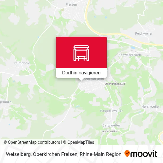 Weiselberg, Oberkirchen Freisen Karte