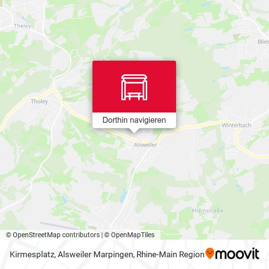 Kirmesplatz, Alsweiler Marpingen Karte
