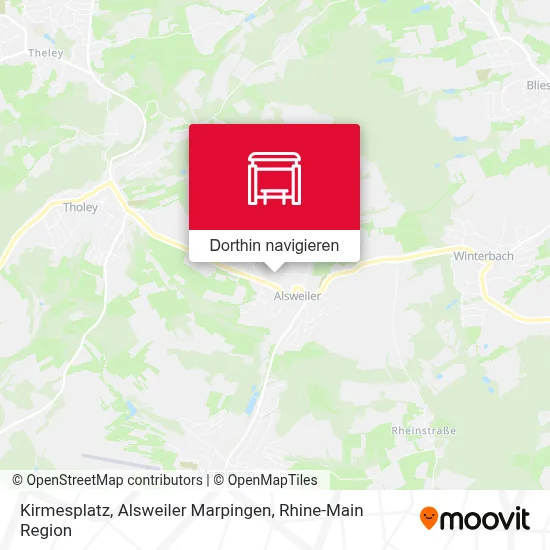 Kirmesplatz, Alsweiler Marpingen Karte