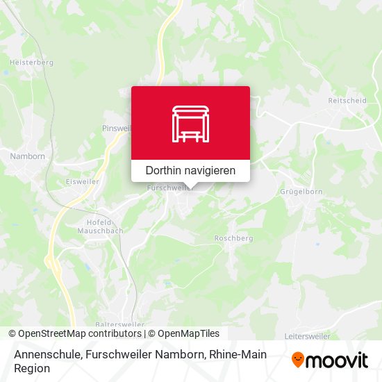 Annenschule, Furschweiler Namborn Karte