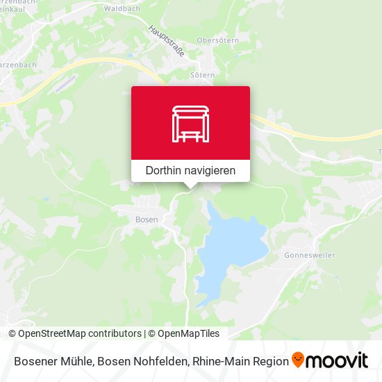 Bosener Mühle, Bosen Nohfelden Karte