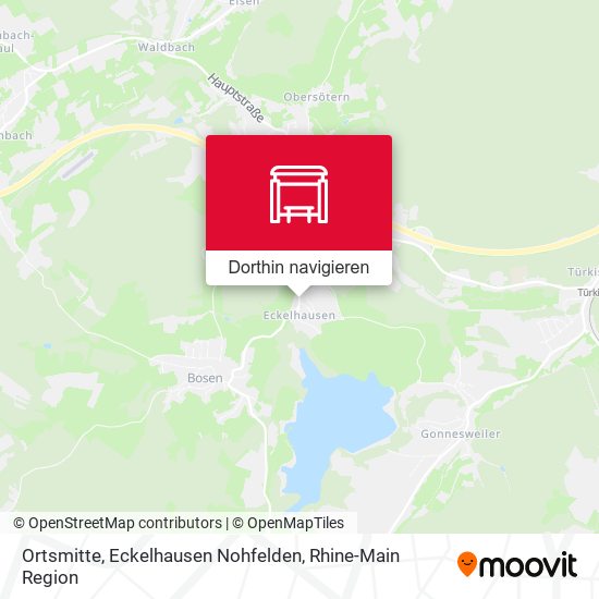 Ortsmitte, Eckelhausen Nohfelden Karte