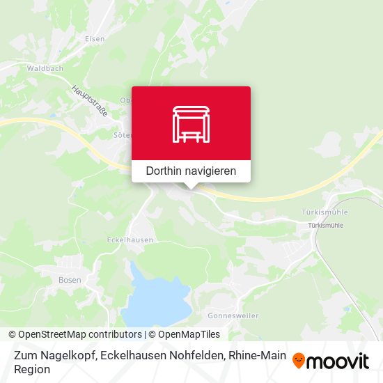 Zum Nagelkopf, Eckelhausen Nohfelden Karte