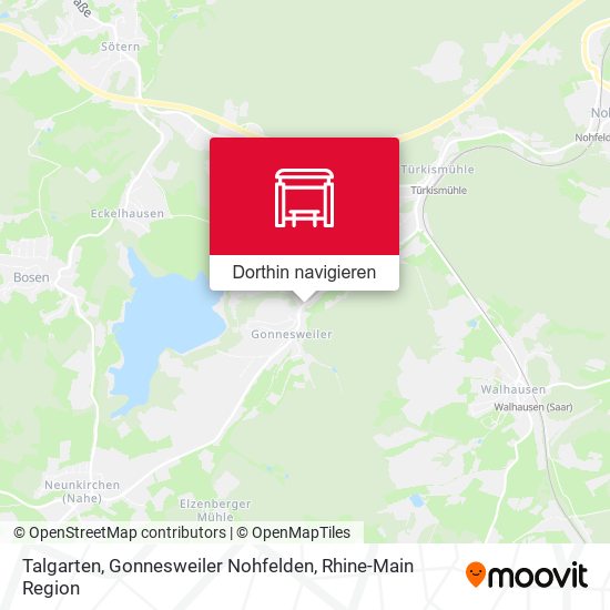 Talgarten, Gonnesweiler Nohfelden Karte