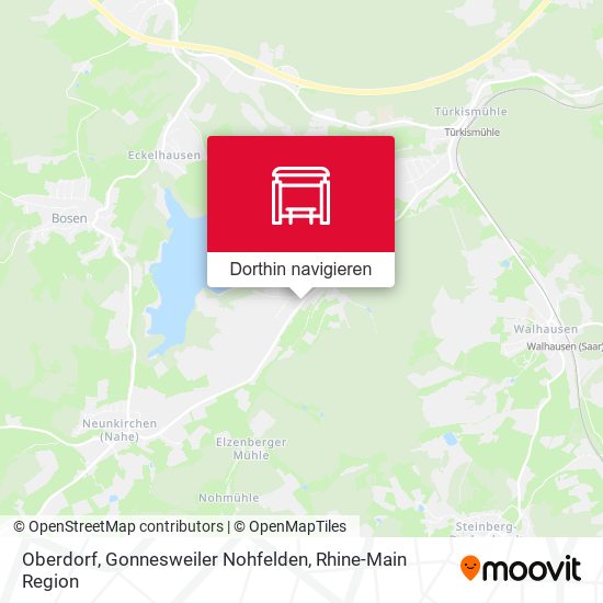 Oberdorf, Gonnesweiler Nohfelden Karte