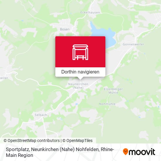 Sportplatz, Neunkirchen (Nahe) Nohfelden Karte