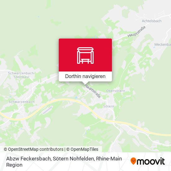 Abzw Feckersbach, Sötern Nohfelden Karte