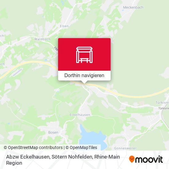 Abzw Eckelhausen, Sötern Nohfelden Karte