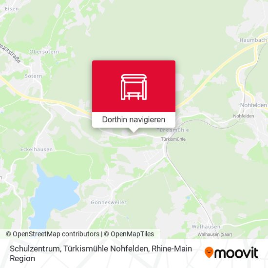 Schulzentrum, Türkismühle Nohfelden Karte