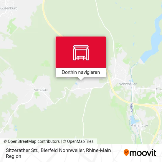 Sitzerather Str., Bierfeld Nonnweiler Karte