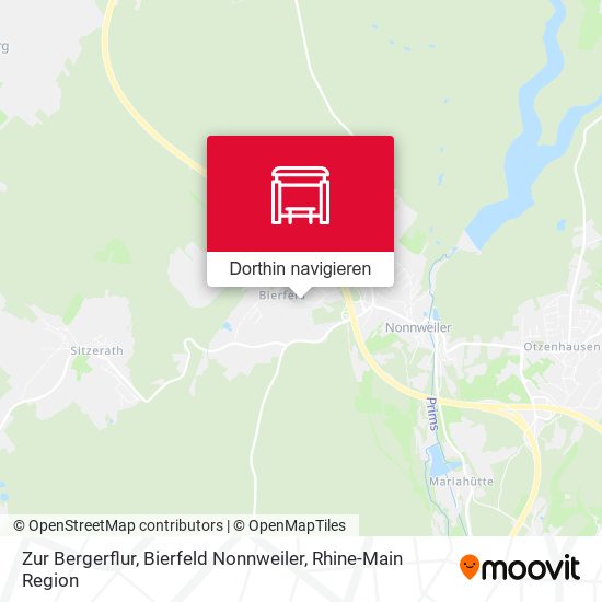 Zur Bergerflur, Bierfeld Nonnweiler Karte